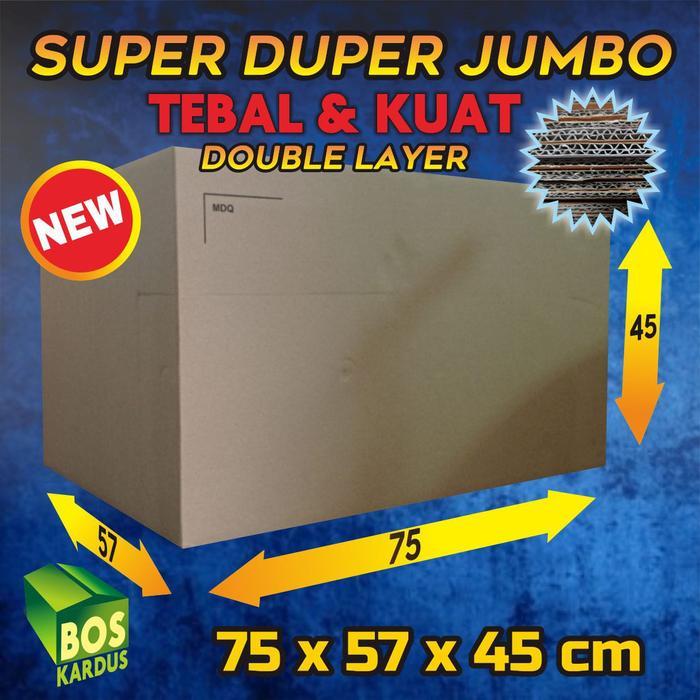 "New" Kardus Besar Pindahan Jumbo Packing Packaging Packing Baru Tebal Box Kotak 1 Layer 2 Layer 1