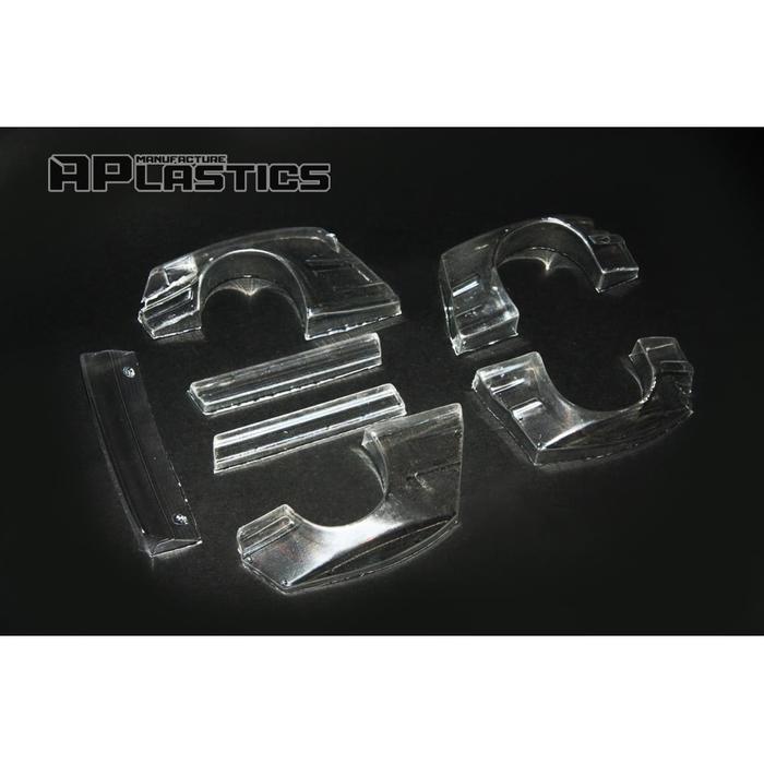 APLASTICS RC BMW E36 PANDEM BODY KIT CLEAR #AP-E36PB