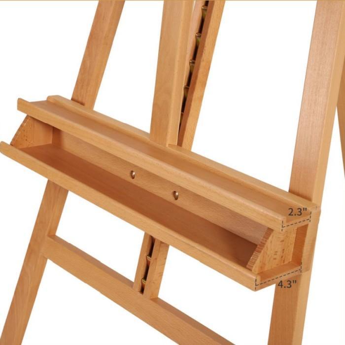 Premium Meeden Floor Easel A-Frame Adujstable Lyre Style Painter Easel Lukis Original