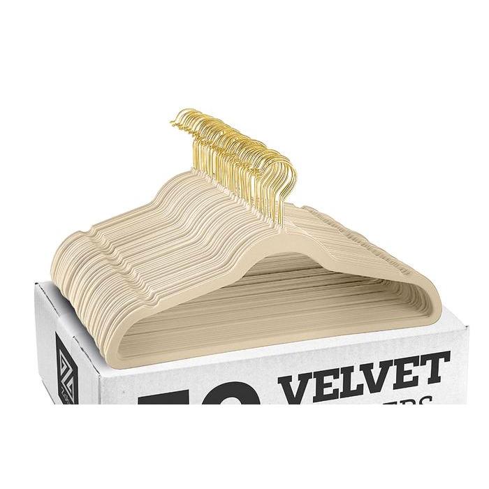 Velvet Hanger Hanger Beludru Premium Luxury Hanger Gantungan Baju