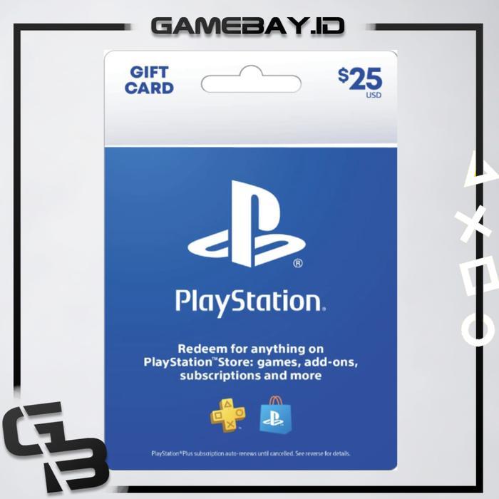 PSN Card Playstation USD 25 / 25 DOLLAR Network United States Wallet $25 / USA / Amerika
