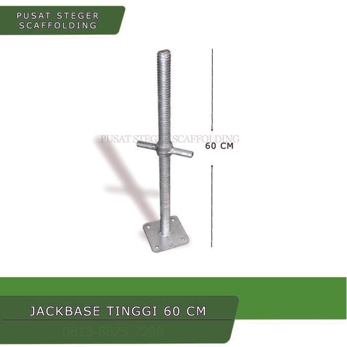 Jackbase Tinggi 60 Cm Angkur Scaffolding Adjustable Jack Pusat Steger Scaffolding Terlengkap Dan