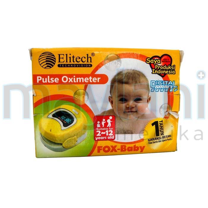 Elitech Pulse Oximeter Fox Baby SPO2 Pengukur Oksigen Dalam Tubuh Untuk Bayi Infant
