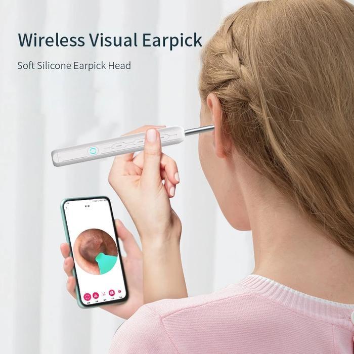 Korek Hd Kuping Kamera Led Smart Pembersih Telinga Kamera Kuping Led Korek Kuping Bayi Alat