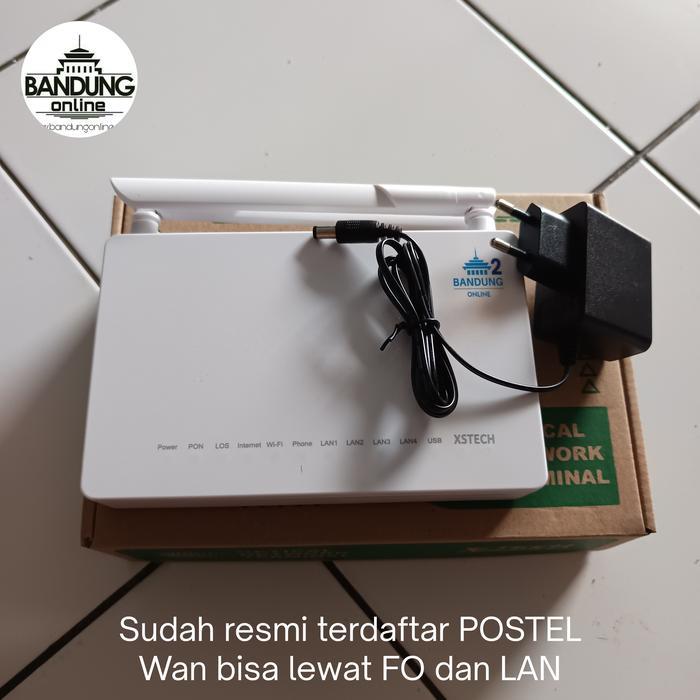 XSTECH XPON XSF609 EPon GPon Modem ONT Resmi Postel