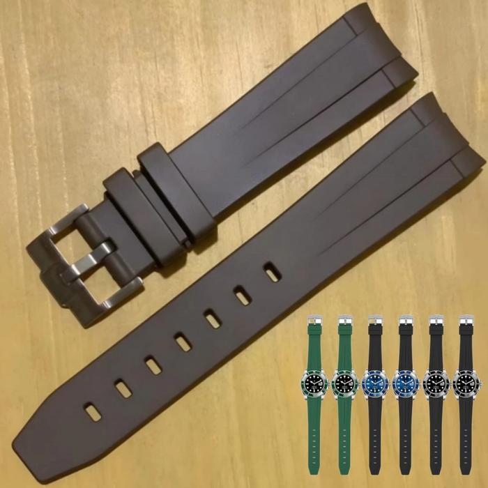 Tali Jam Tangan 21 MM Replacement Strap Rubber Submarine 8066
