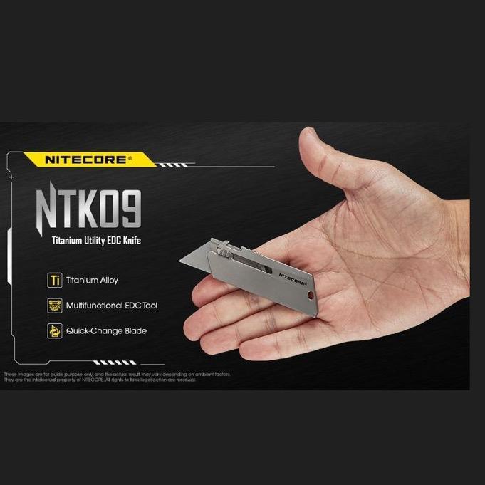 DISKON NITECORE NTK09 Titanium Utility EDC Knife