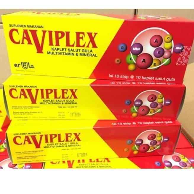 New Caviplex 1 Box Isi 100 Tablet #Gratisongkir
