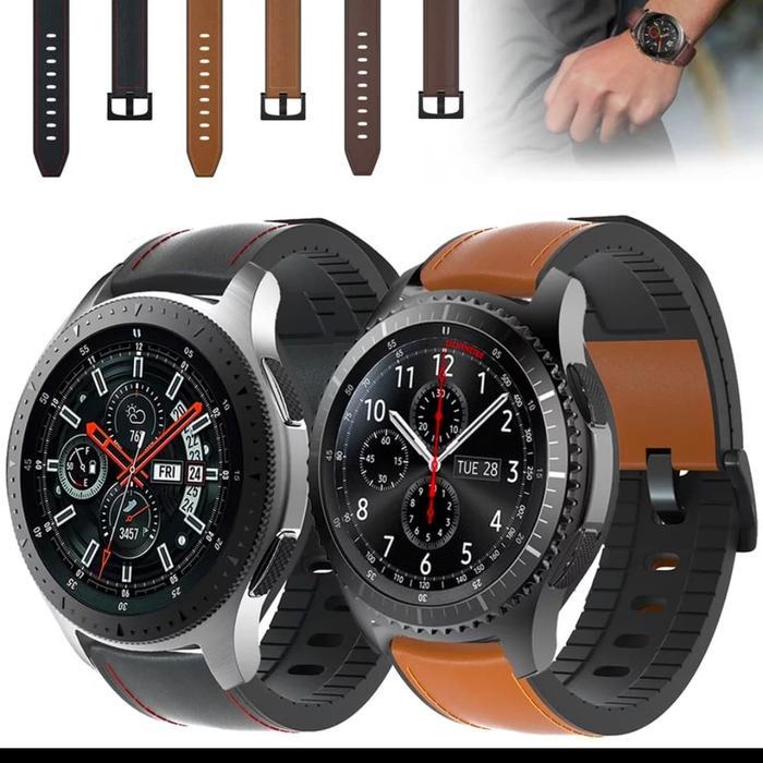 STRAP WATCH LEATHER TALI JAM KULIT RUBBER SAMSUNG GALAXY S3 FRONTIER