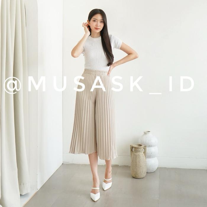 KULOT PLISKET MIDI / CELANA MIDI / KULOT MIDI ALLSIZE / R05