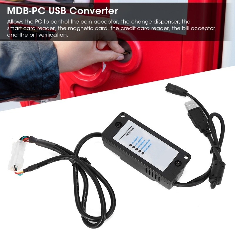 MDB Payment Device To PC Converter Bill Acceptor Coin Collector USB Adapter Interface Box