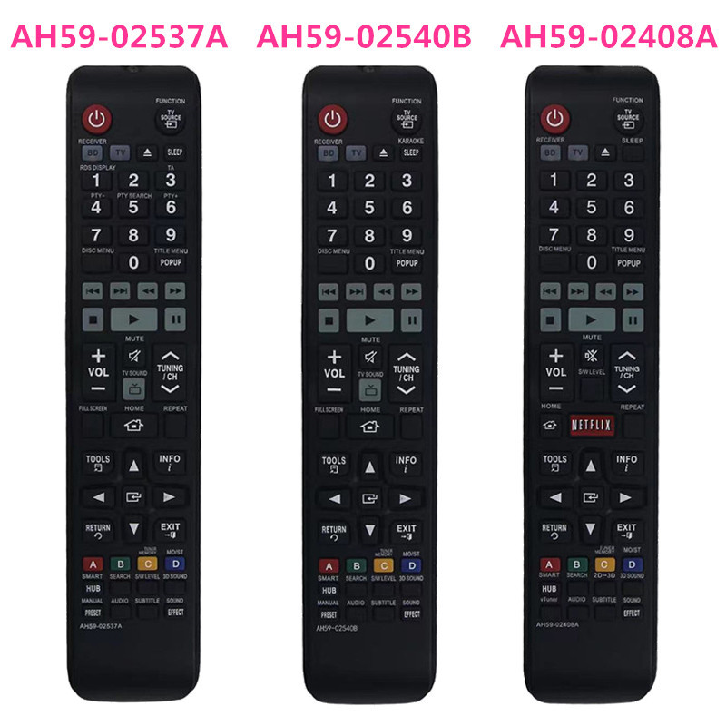 For Samsung DVD Home Theater Player AH59-02537A AH59-02540B AH59-02408A Remote Control Parts