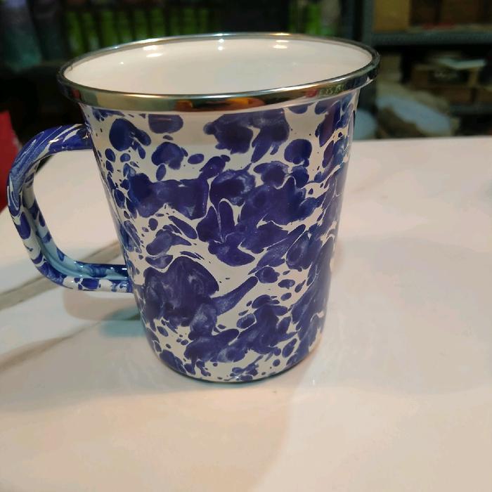 Pesona_Gadisku Mug Latte Blirik Tebal Stainless Mug Gelas Kopi