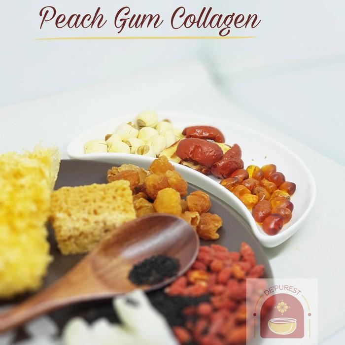 Paket Peach Gum Dessert Premium Lengkap Kualitas Super A+ Termurah