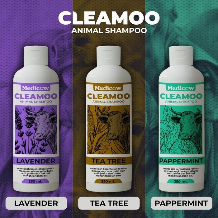 Cleamoo shampoo sapi kambing hewan ternak 250ml pembersih sapi pembersih kambing sabun sapi sabun