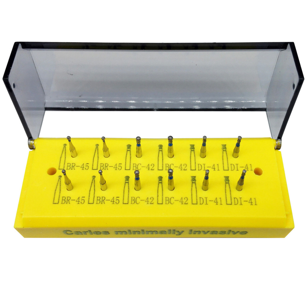 Dental Diamond Burs for Ceramic Porcelain Veneer and Broken Crown Repair All Purpose Prep Polishing