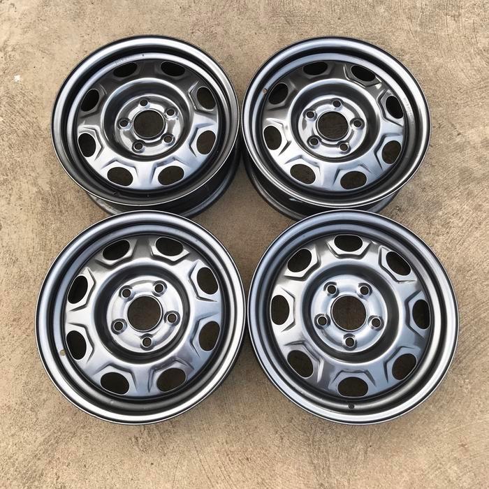 Velg kaleng taruna ring 15 warna gun metal glosy