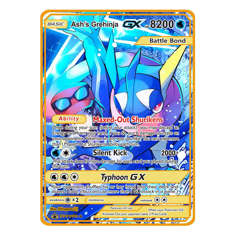 2026 NEW Pokemon Metal Card 10000 Points Arceus Charizard Super Card Golden English Mewtwo Vmax GX