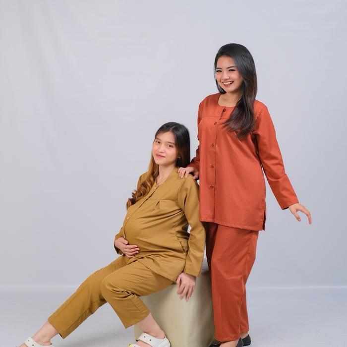 BAJU OK OKA BUMIL MATERNITY IBU HAMIL FULL SET KATUN TOYOBO