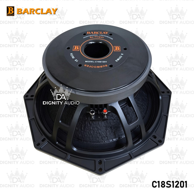 Komponen Speaker 18 Inch BARCLAY C18S1201 | C18S 1201 | C18 S1201 Original Terbaru