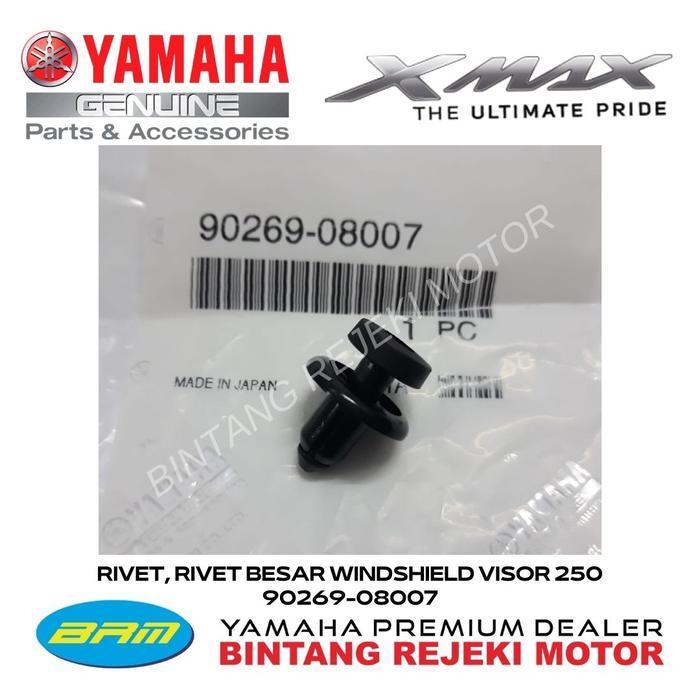 RIVET, RIVET BESAR WINDSHIELD VISOR 250 90269-08007 OK.