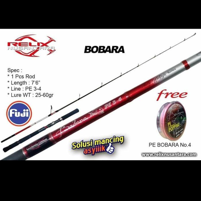 Odysseyerss// Rod Relix Nusantara Andy Widjaja Bobara 7'6 / 230Cm Line Test Pe.3-4