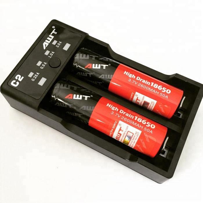 NEW PORODUK AWT C2 LI-ION BATTERY CHARGER AWT A2 FAST CHARGING BATTERY CHARGER FOR 18650 21700 20700
