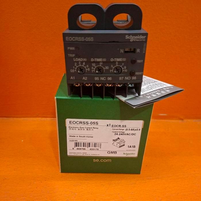 Eocr Eocrss-05S 0.5-6A Coil 24-240Vac/Dc Schneider Original