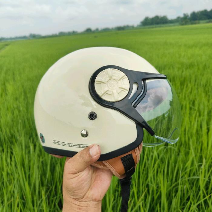Helm Hijab Cargloss Kw Free Stiker Cargloss Full Leher Motorcycle Bahan ABS Kuat Tahan Lama Ukuran M