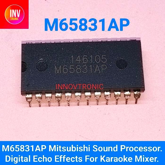 Ic M65831Ap 24Pin Karaoke Echo Sound Effects Mitsubishi For Karaoke Audio Mixer