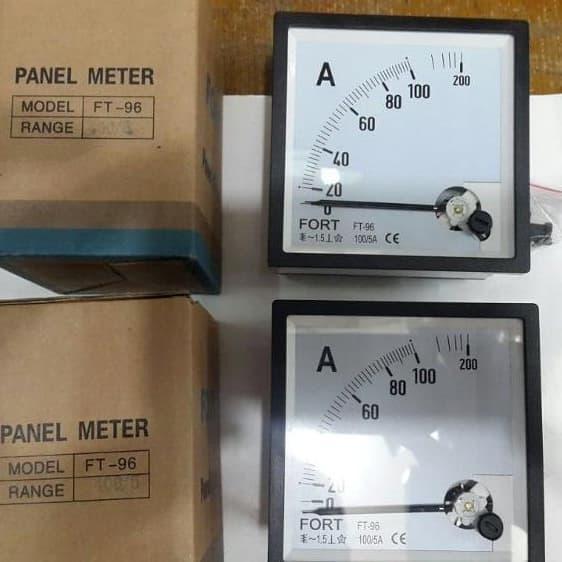 Amperemeter Analog 72X72 / Ampere Meter Analog / Amperemeter Panel