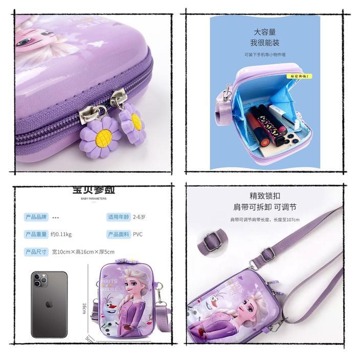 SPECIAL Sling bag Disney ori tas selempang anak frozen tas selempang elsa