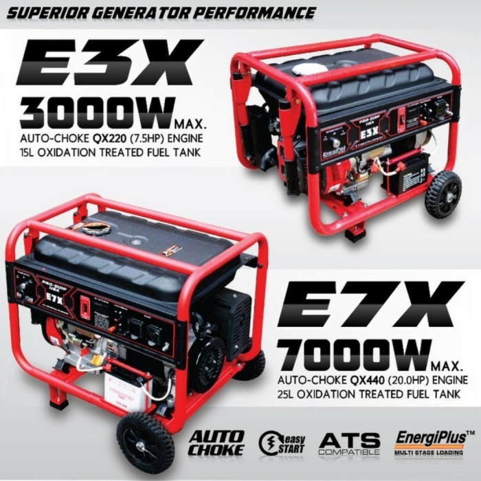 Genset Las 3000 watt auto las choke PROQUIP E3X Generator 3000watt USA
