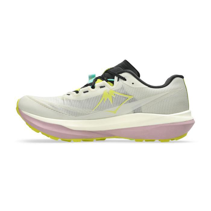 SEPATU TRAIL RUN ASICS FUJISPEED 4 - LIGHT DUST/AURORA GREEN