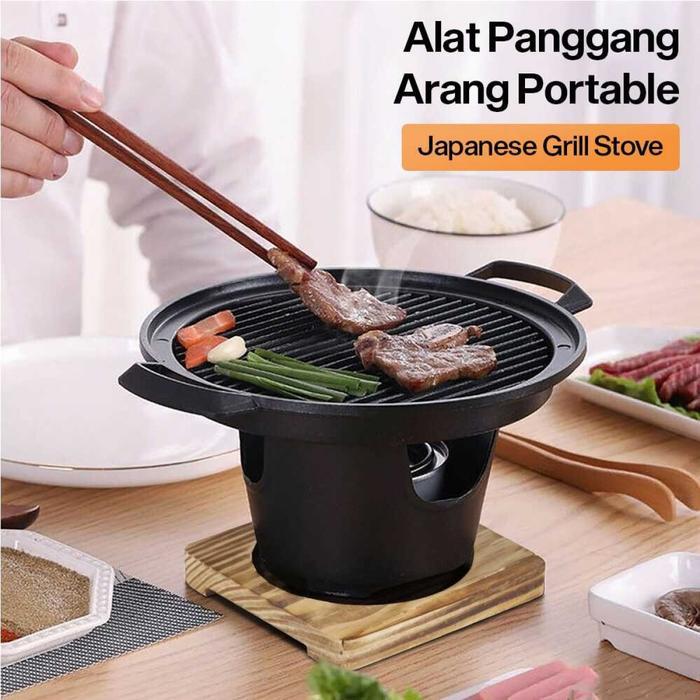Alat Panggang Tungku Arang Panggangan BBQ Japanese Grill Stove