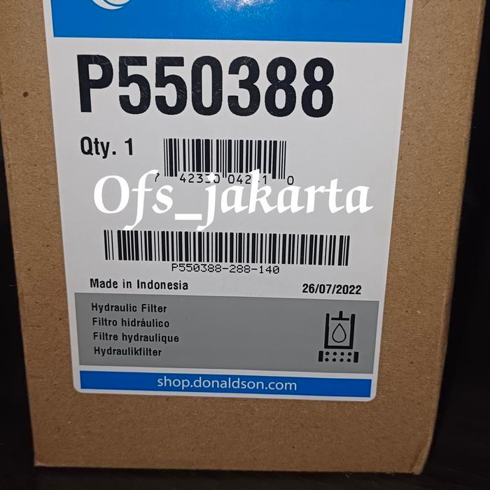 Filter Hydraulic P55-0388 / P550388 Donaldson