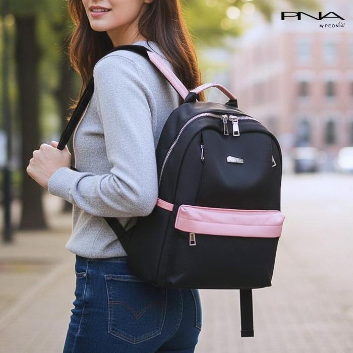Elizabeth - Joana Water Resistant Ransel Korea Tas Wanita Punggung Kantor Kerja Sekolah Kuliah