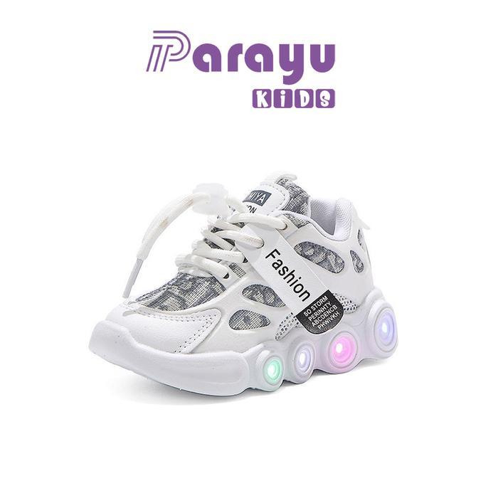 PR0M0 Parayu Kids Sepatu Sneakers LED Anak Laki Laki & Perempuan G 58 Fashion Import G00D QUALITY