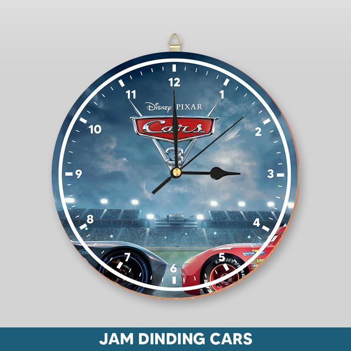 Jam Dinding Cars - Dekorasi Kamar Anak Cowok - Decorin.aja