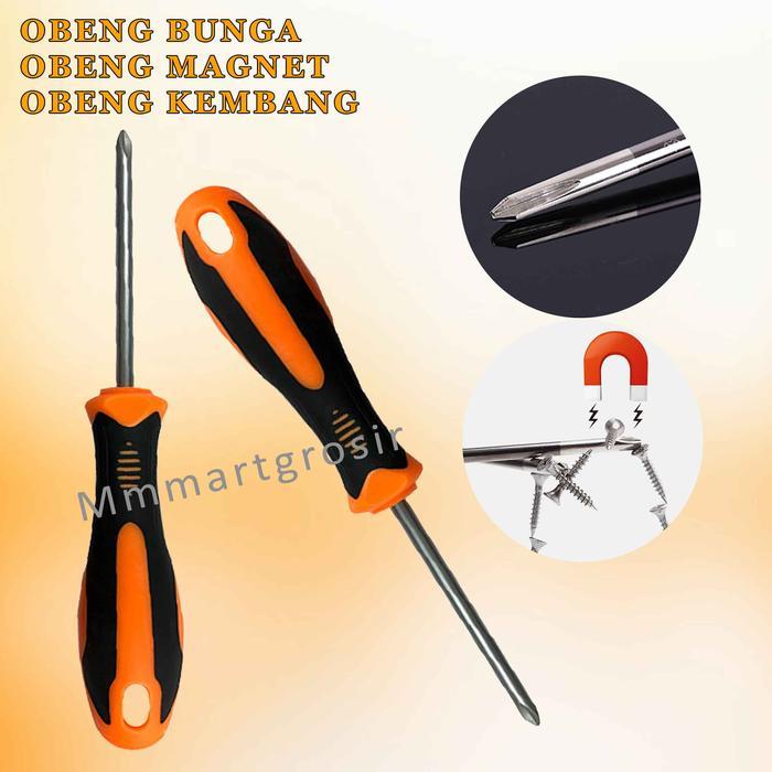 Obeng Bunga / Obeng Magnet / Obeng Kembang Serbaguna