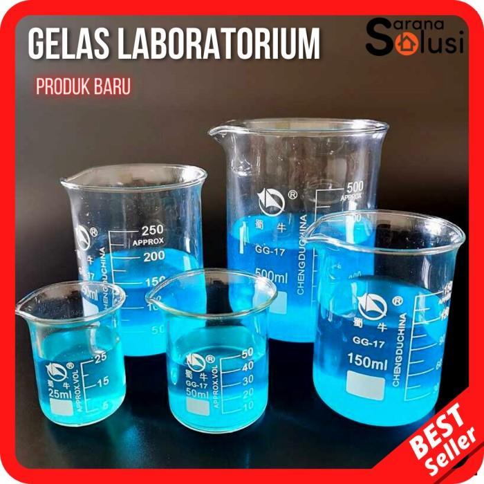 Gelas Laboratorium 100 ml 250 ml 500 ml 1000 ml / Gelas Ukur Lab