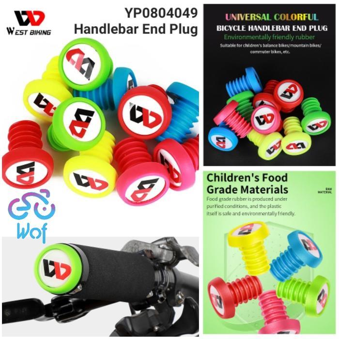 Rockbros Royalbike - Kids 049 Bicycle Handlebar Bar End Plug Cap Sepeda Mtb Bmx