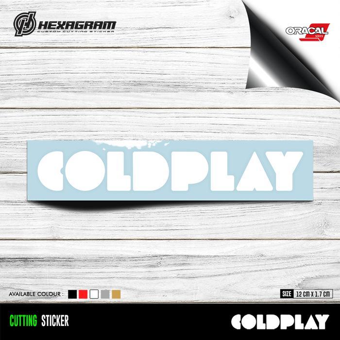 Cutting Sticker Coldplay Stiker Cutting Coldplay Coldplay Terbaik