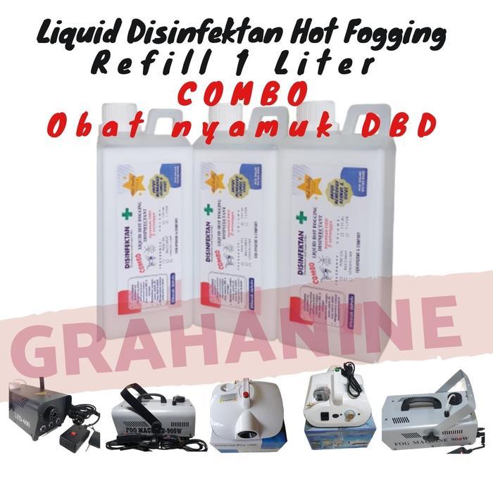 ` liquid cairan fogging disinfektan dgn obat nyamuk DBD