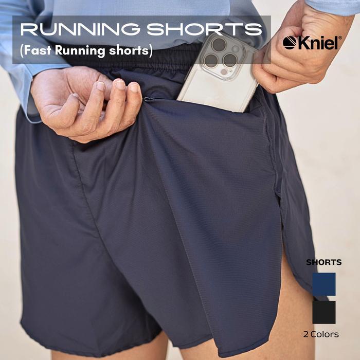 Fast Running Split Shorts Kniel - Celana Lari Sport Kniel 4inch dengan dalaman