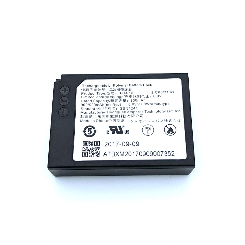 Xiao Yi M1 Yi-M1 Original Battery Charger Mirrorless Camera BXM-10 BXM10 900mAh Rechargeable Battery