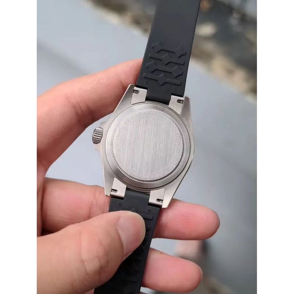 Watch Strap For Tudor 39MM Pelagos Tomahawk Series 25407 Waterproof Rubber Watch Band Soft Black