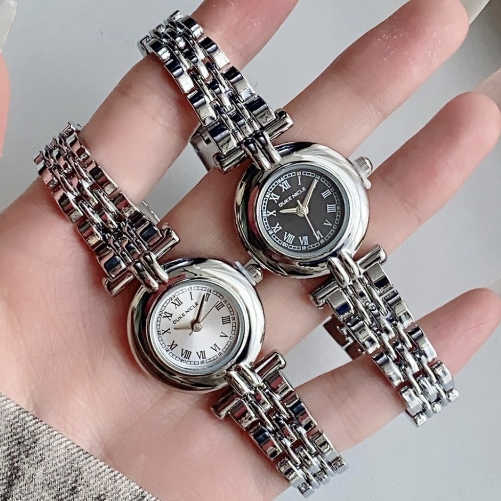 Women's Round Roman Dial Watch Stainless Steel Band Quartz Wrist Watches Relogio Feminino zegarek