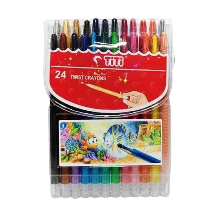Twist Crayon Titi/Crayon Titi Puter/Krayon Titi Puter isi 24