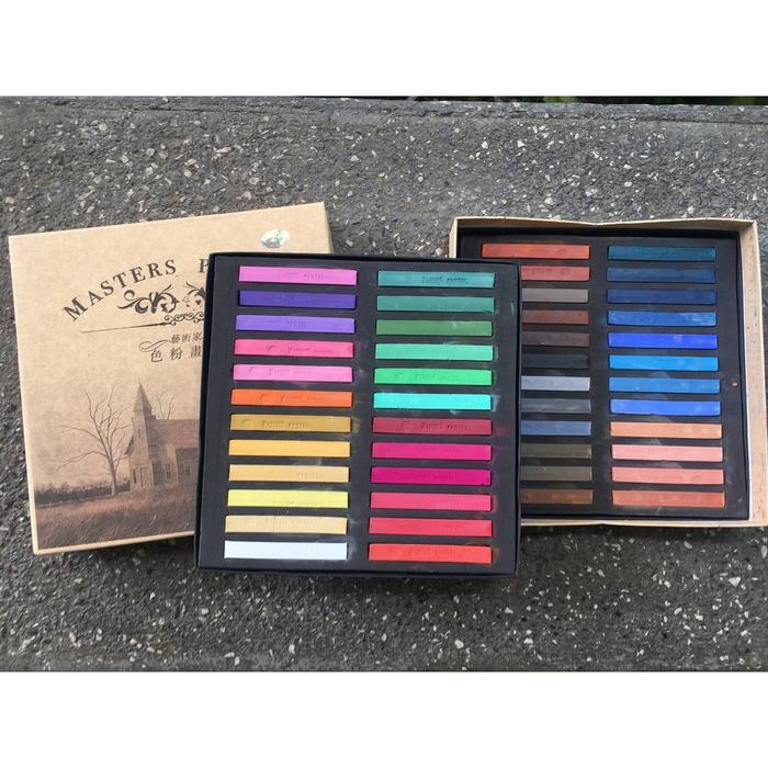 "Jual Maries Master Soft Pastel Set Isi 12 / 24 / 48 Warna Marie's